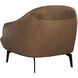 Armani Cognac Leather Armchair